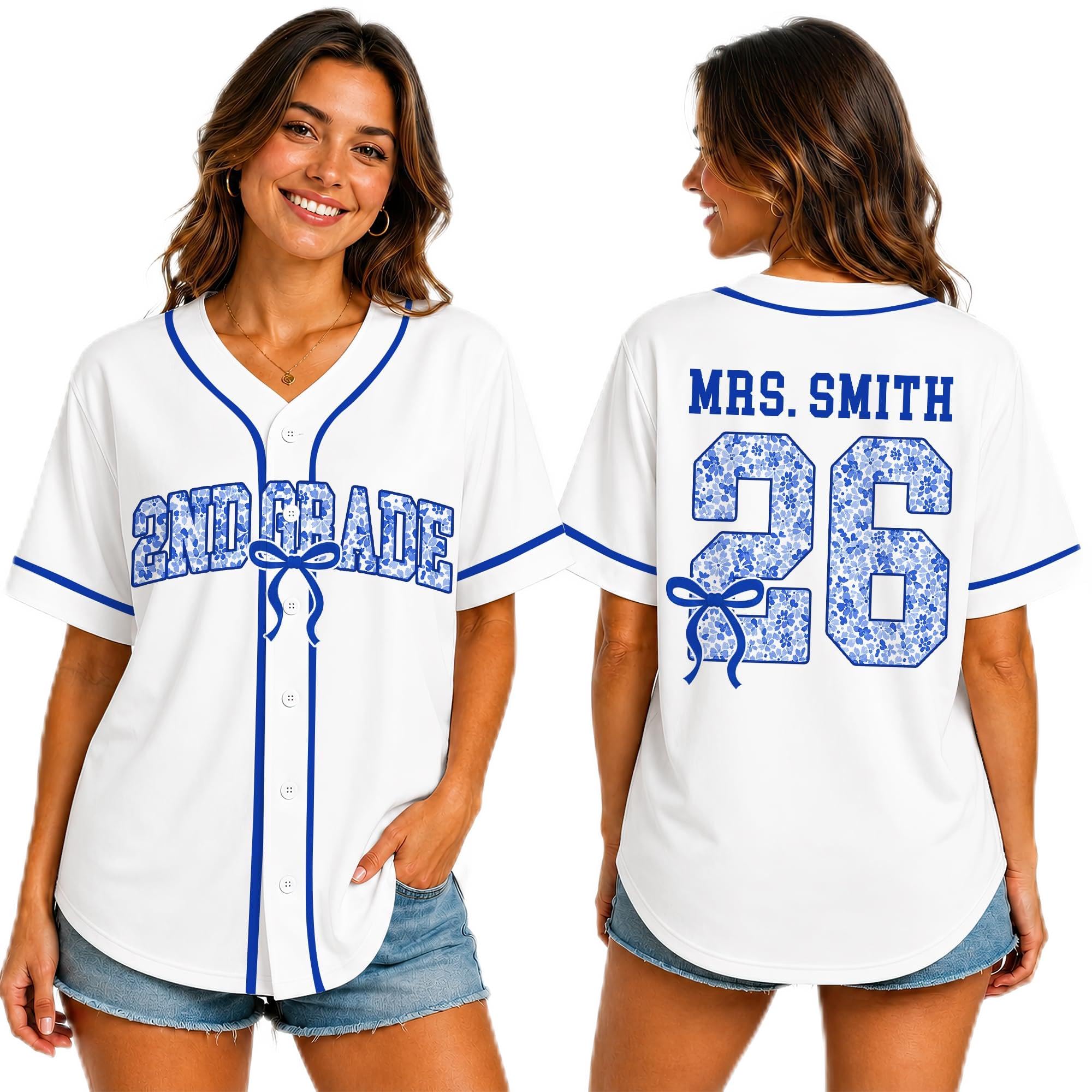 Teacher Jersey Personalized Teacher Shirts Back to School Outfits