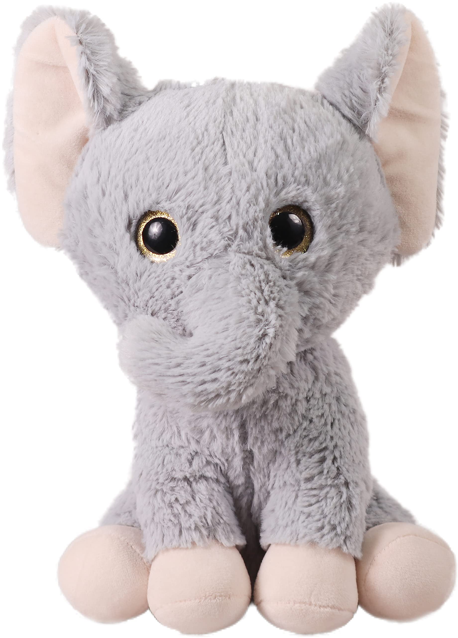 Mirada Enchanting Plush Light Grey Elephant Soft Toy for Girls/Kids - Cute and Magical with Glitter Eye | - 25cm (B097YYDRGS) Amazon Price History, Amazon Price Tracker