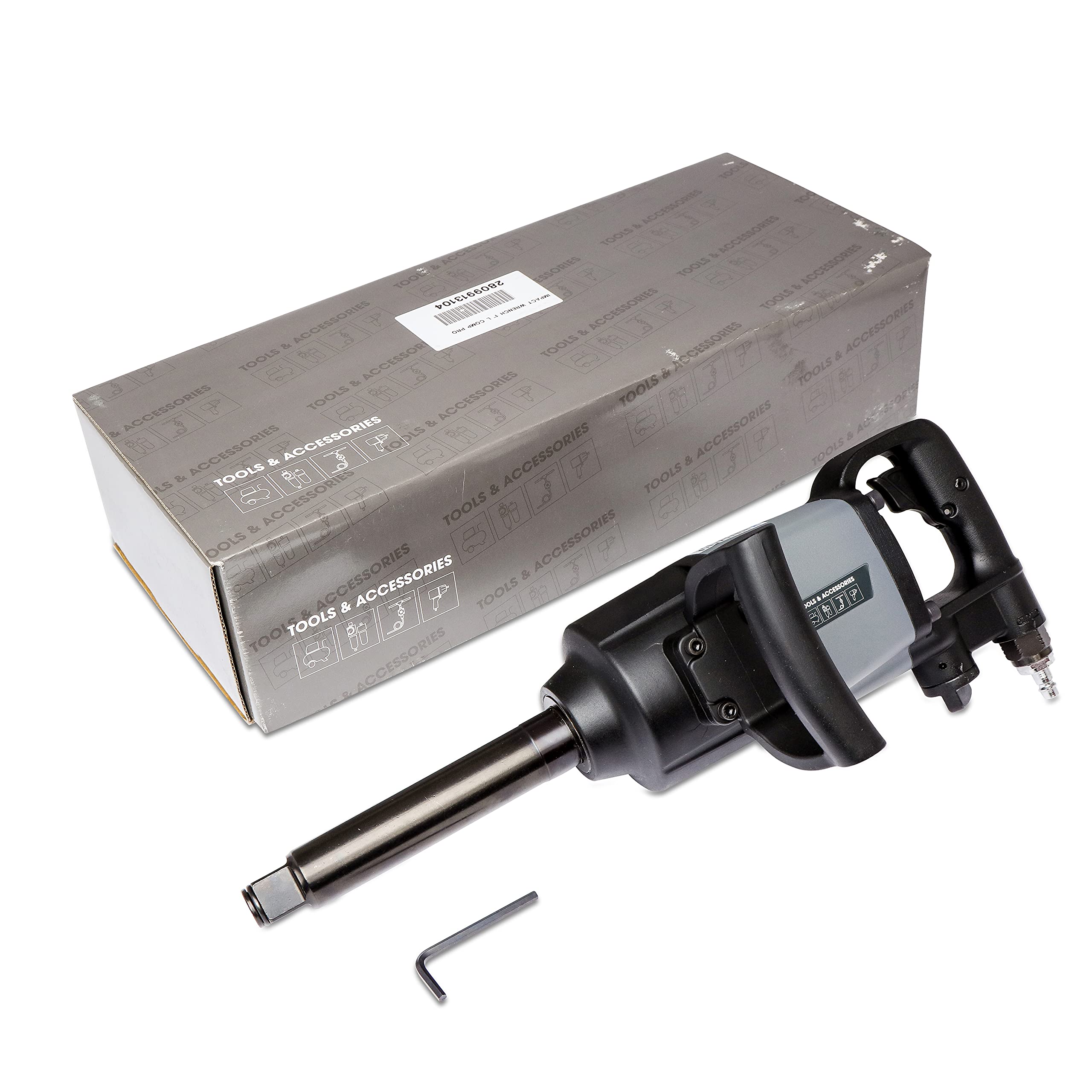 ABAC 1" L Avvitatore pneumatico a percussione COMP PRO - Anche per la sostituzione di pneumatici doppi e pesanti - Per camion, macchine agricole