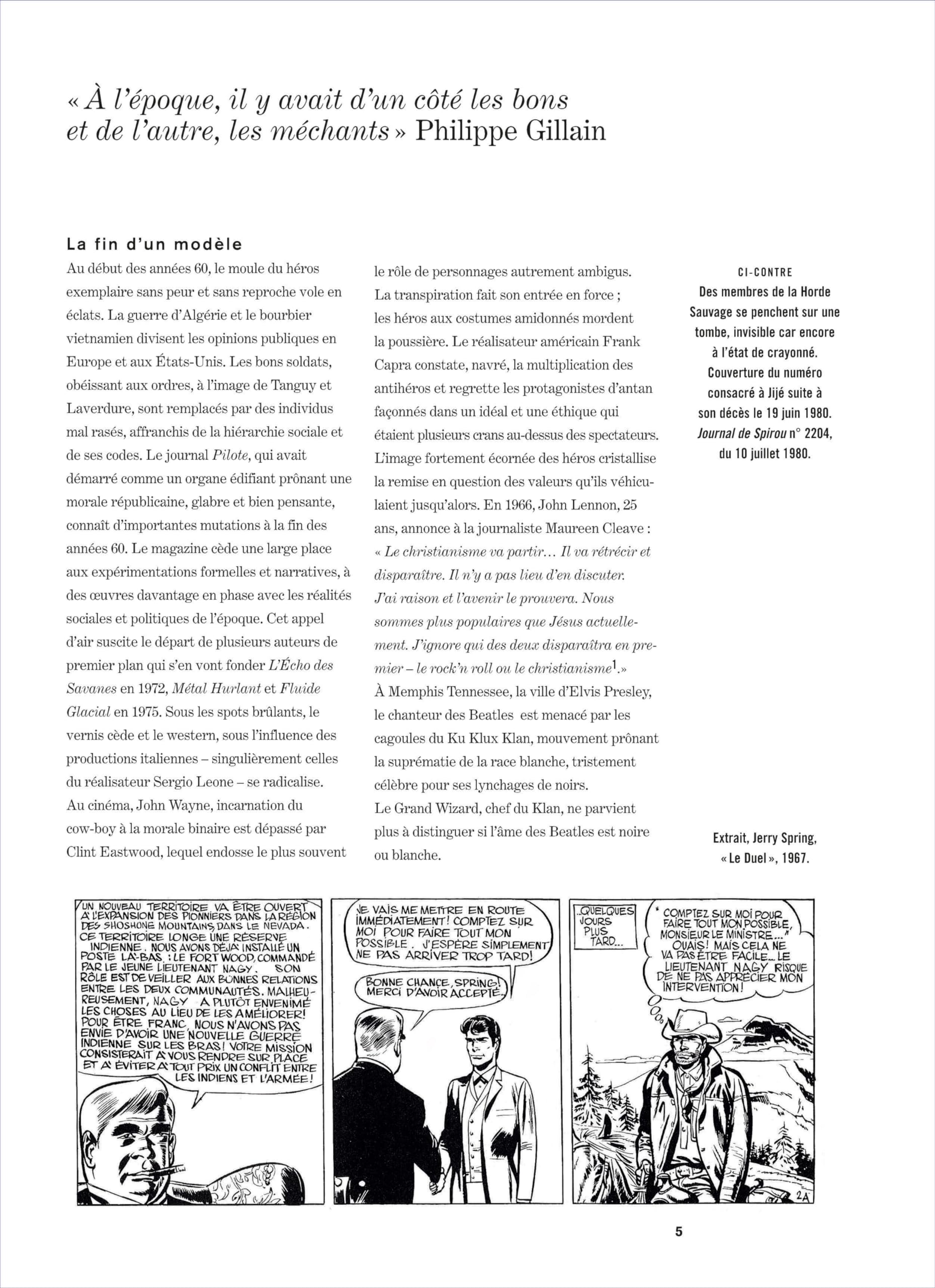 Jerry Spring : l'intégrale en noir et blanc, tome 5