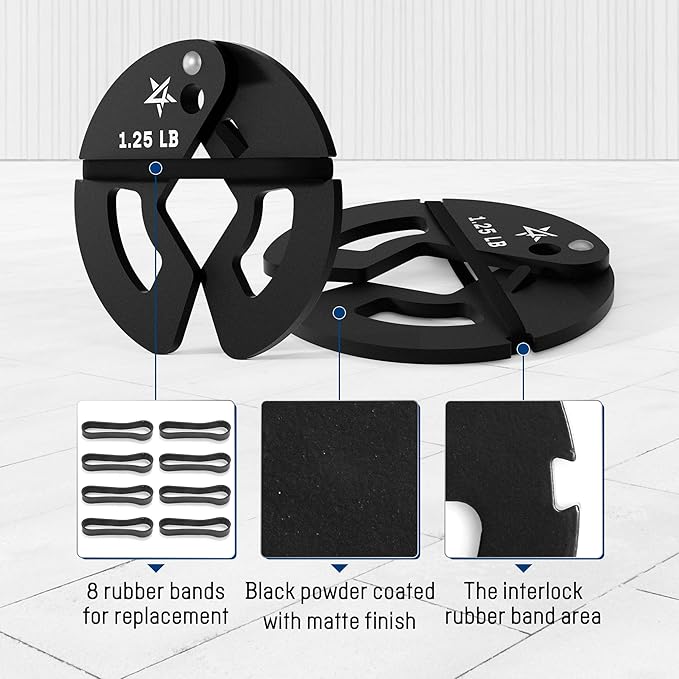 Constructed from durable, high-quality materials, these fractional weight plates ensure longevity and reliability. The compact design allows for easy handling and storage, while the subtle weight markings ensure quick identification during workouts. Available in 2-piece or 4-piece sets, they provide flexibility for both individuals and trainers looking to customize workouts to suit different strength levels or training needs.