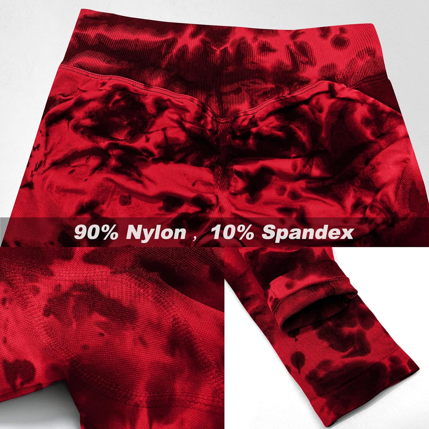 JGS1996 Tie Dye Scrunch Butt Lifting Leggings for Women Booty Sculpting Workout Tight High Waist Tummy Control Yoga Gym Pants - Image 5