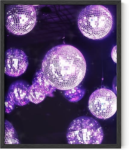 HAUS AND HUES Arte de pared morado e imágenes moradas, decoración de habitación morada, imágenes estéticas de pared para dormitorio, decoración de