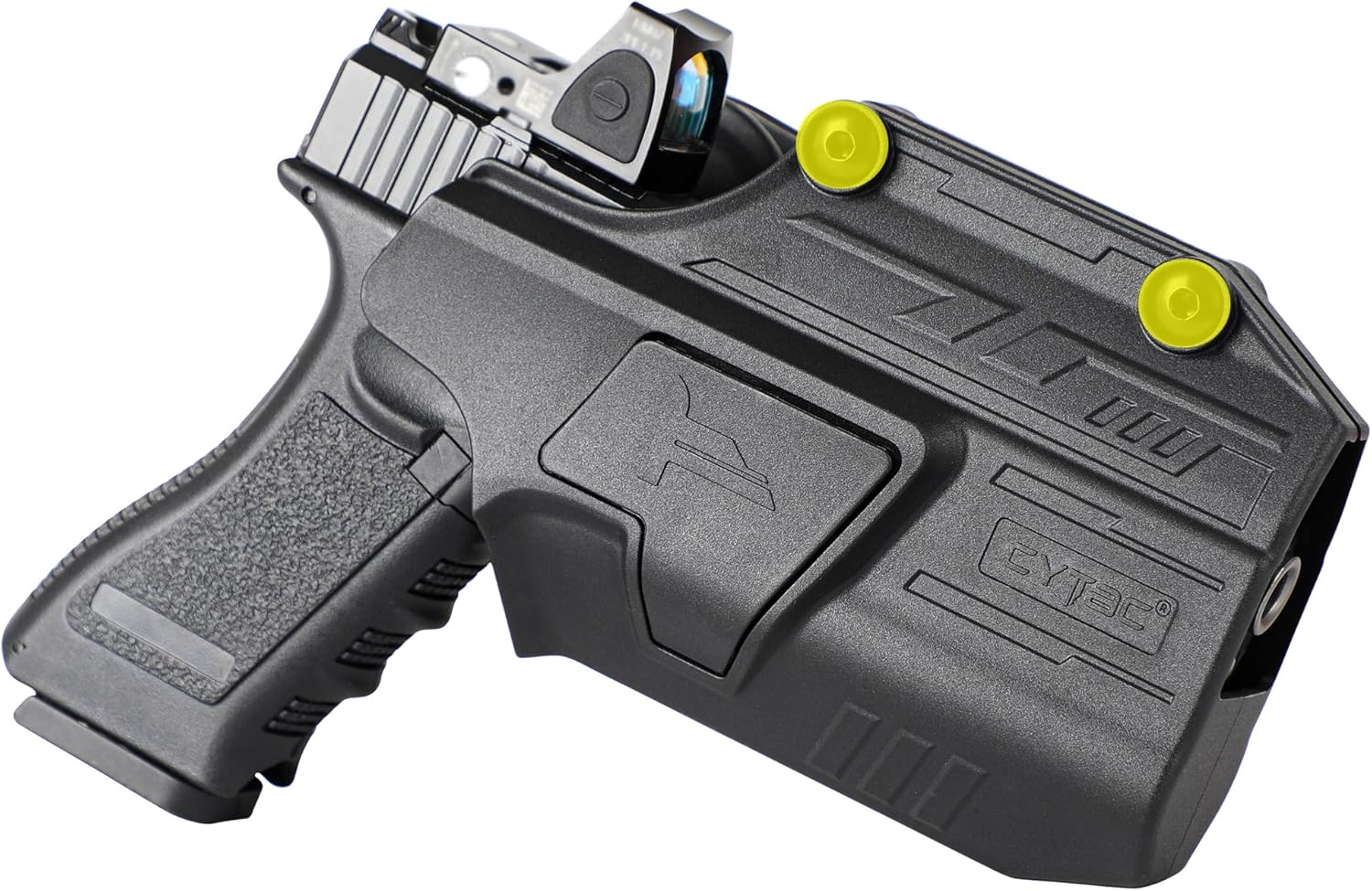 Mega-Fit Light Bearing OWB Holster Compatible with Streamlight TLR-2/TLR-1 HL, Right Hand