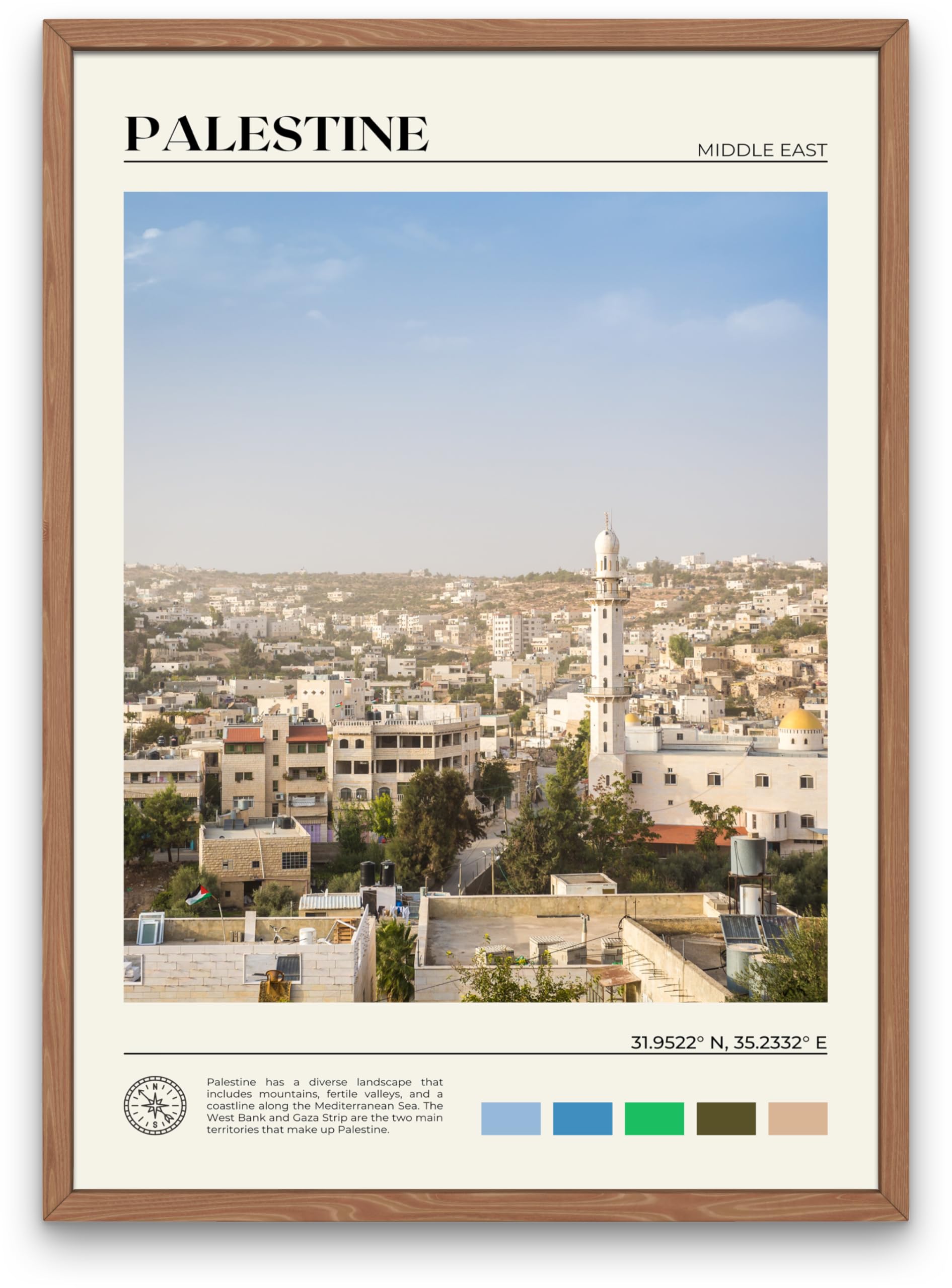 StudioUBILA Palestine Wall Art Review: Modern Cityscape Decor