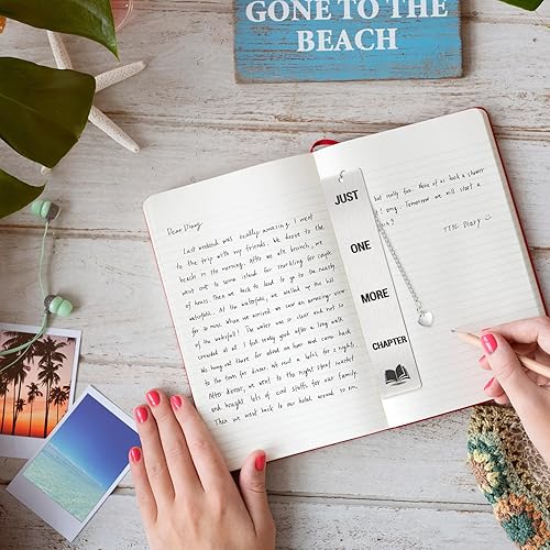 Miniatura 5 de Qilery 5 marcapáginas para regalos amantes de los libros, para mujeres y hombres, con borlas, accesorios de lectura para amantes de los libros,