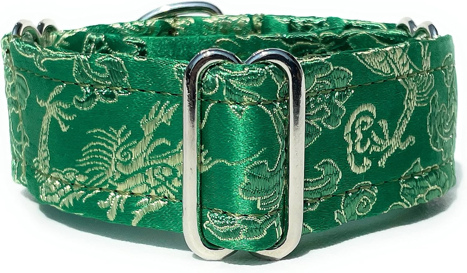 Satin Lined Martingale Collar 1.2" Wide for IG Italian Greyhound Whippet Puppy Collar Other Breeds with Similar Neck (8.5"-11.5")