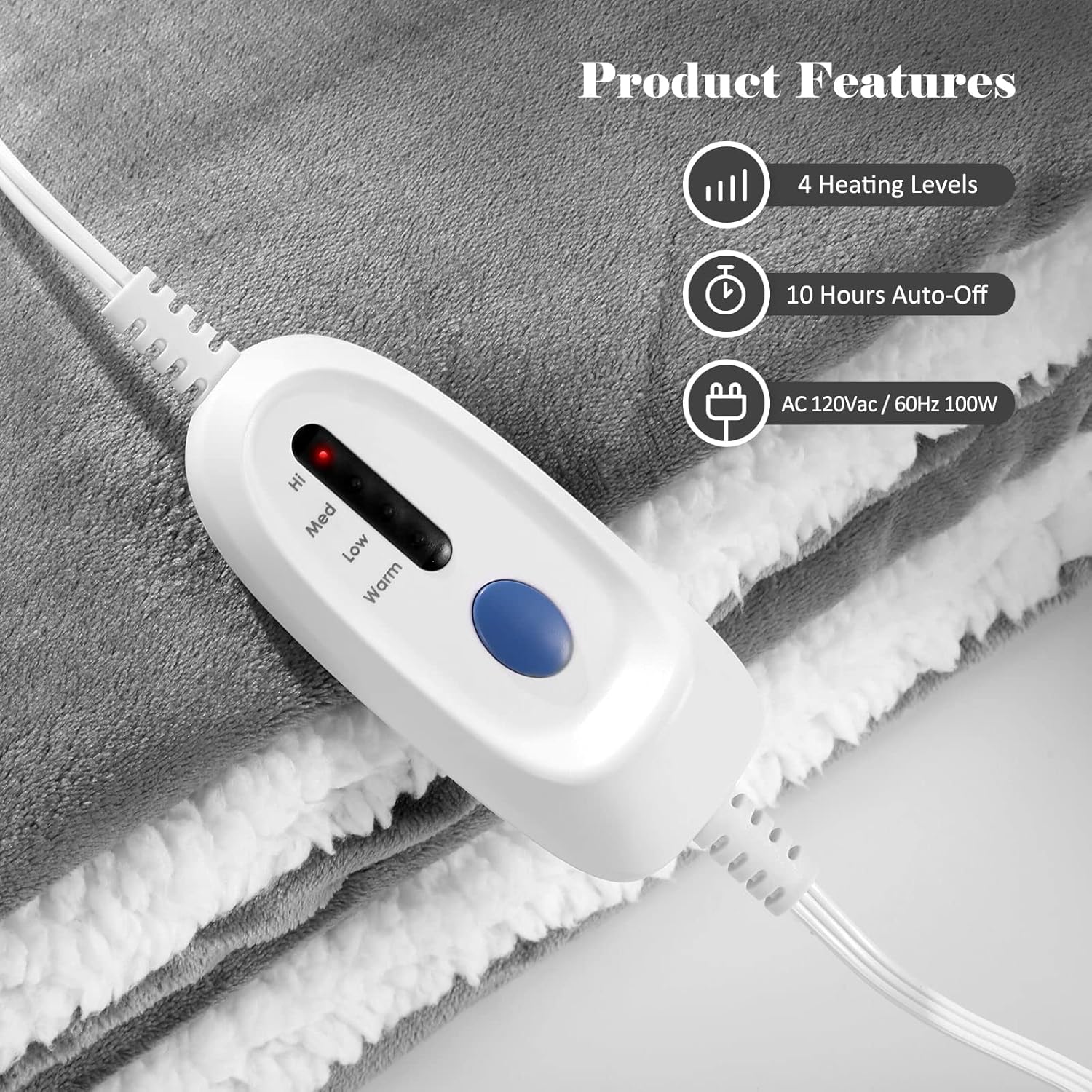 review BAZORO Electric Blanket 72