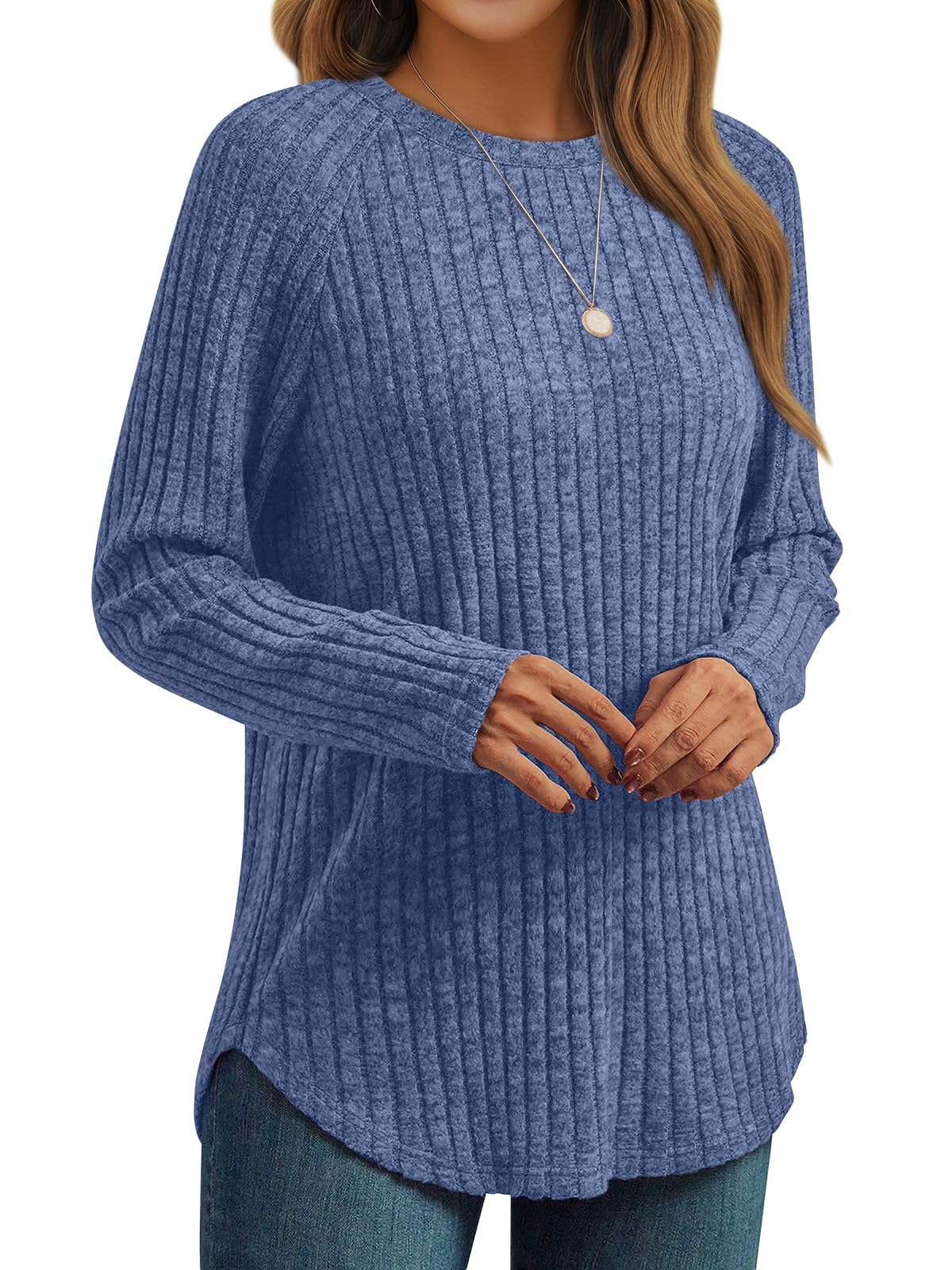 AUTOMET Womens Long Sleeve Shirts Fall Fashion Tops 2025 Blouses Dressy Sweaters Tunic Winter Clothes Casual Outfits