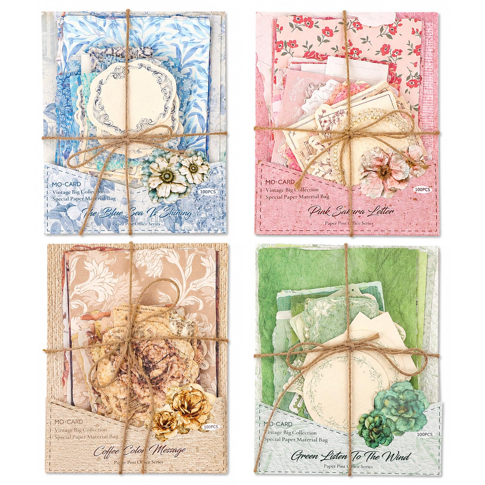 400 Pcs Scrapbook Paper Kit, Scrapbooking Paper Scrapbooking Supplies