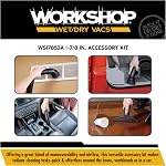 WORKSHOP Wet/Dry Vacs WS17853A 1-7/8-Inch Accessory Kit for Wet Dry Shop Vacuum, 3-Piece , Black