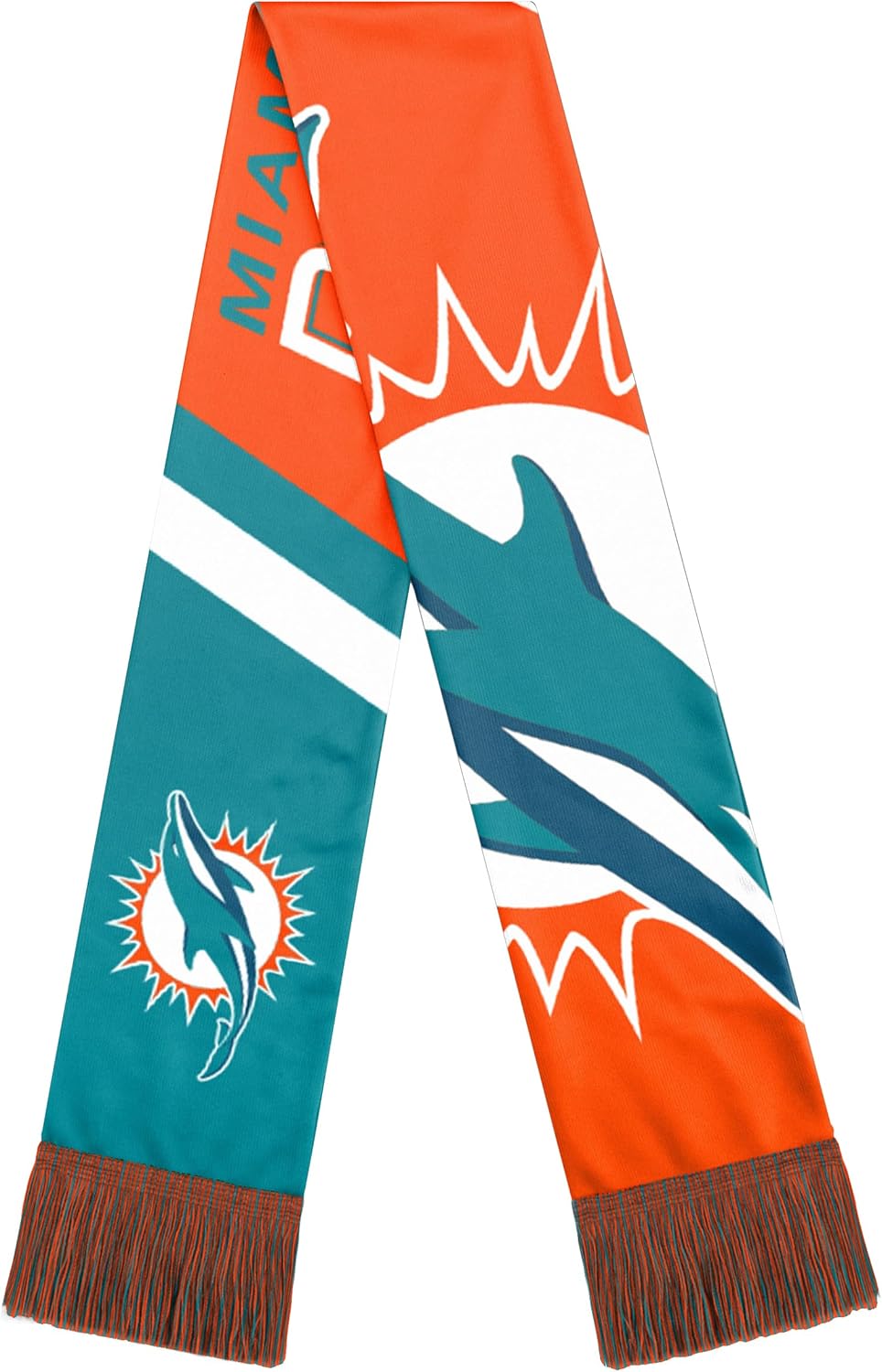 FOCO NFL Unisex-Adult Official Team Graphic Reversible Printed Scarf