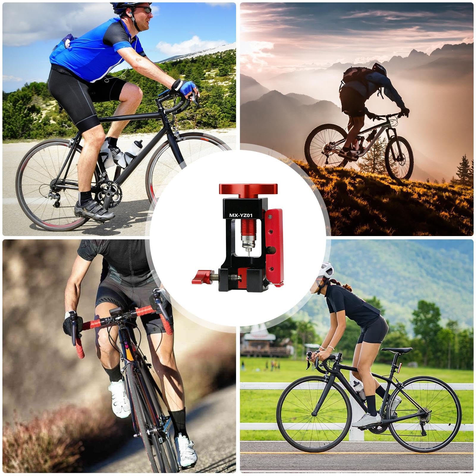 ALEOED Outil d'insertion amélioré avec coupe-tuyau hydraulique pour vélo, VTT, vélo de route, olive banjo