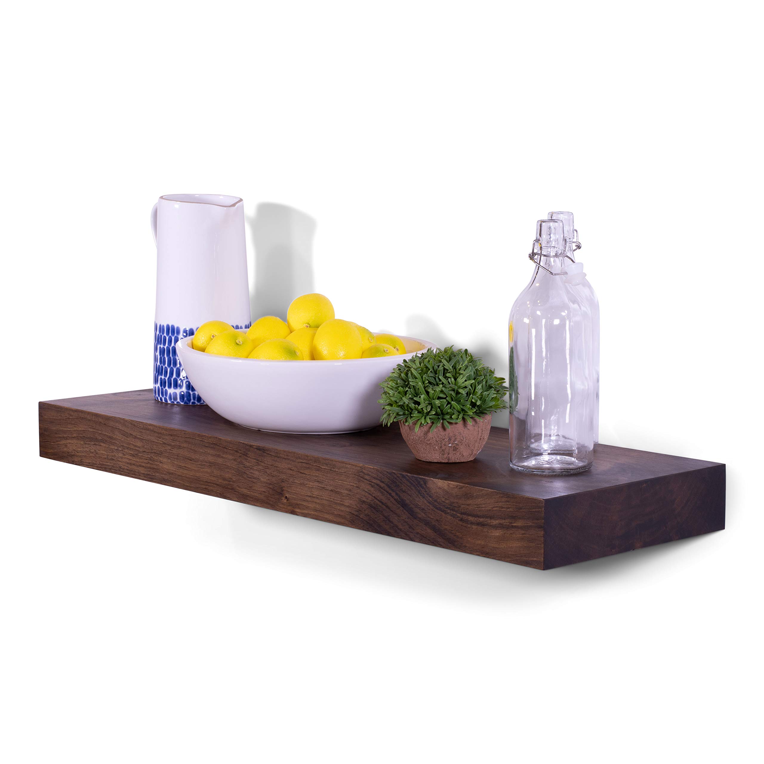 Buy DAKODA LOVE Floating Shelves Chunky White Pine Eased Edge