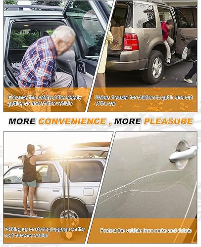 Miniatura 8 de Snailfly Estribos aptos para Honda Pilot 2023-2026 de aluminio, con carga de 600 libras