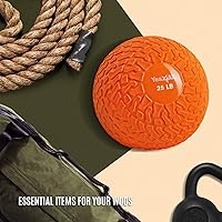 Vista 10 de Yes4All Slam Balls, 10-40lb Weighted Ball Weight, Durable PVC Sand Filled Workout Dynamic Slam Ball for Core Strengthen