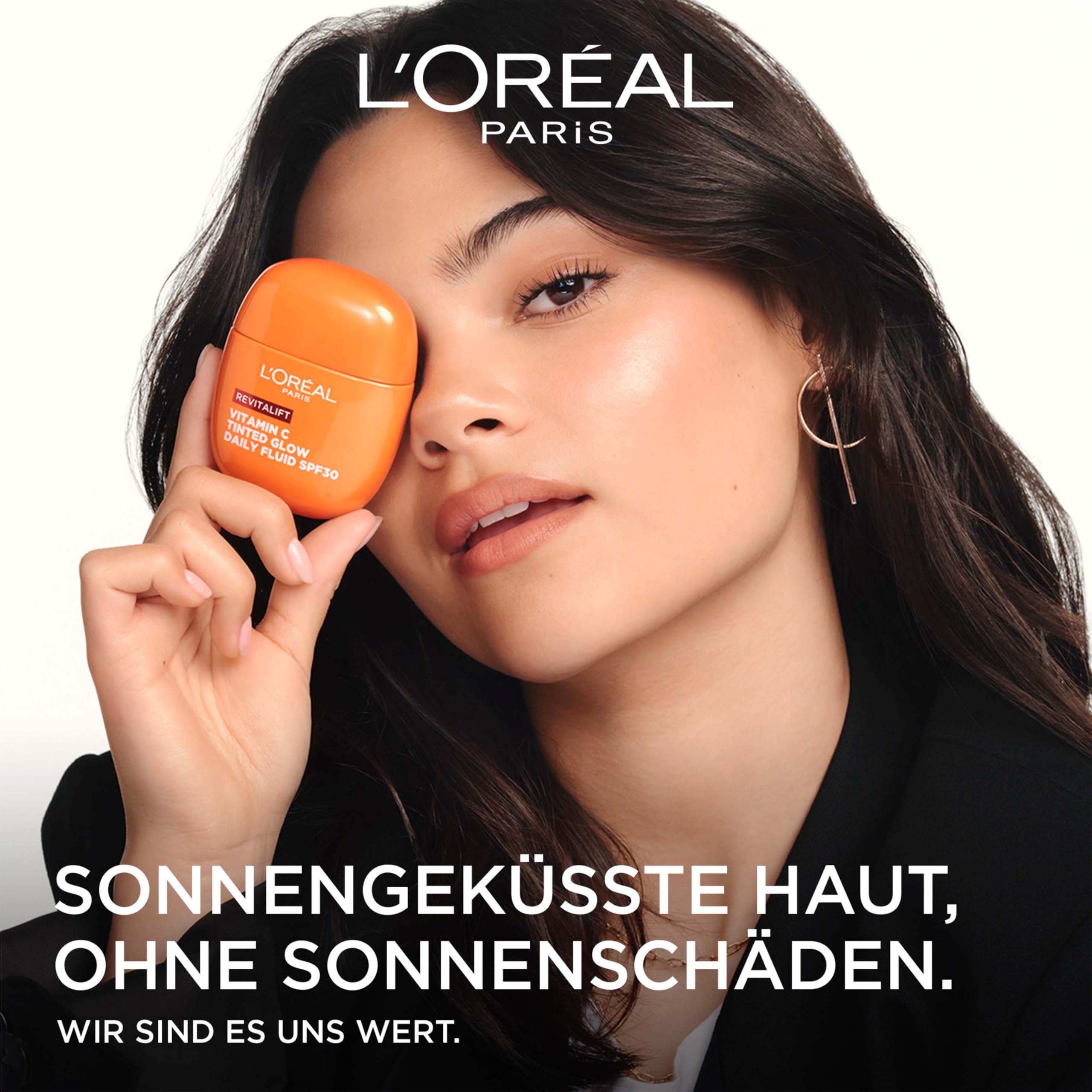 L'Oréal Paris Bundle: Getöntes Vitamin C Fluid (LSF 30) für Glow & Lumi Bronze Stick (100 Sunkissed Rose) für ein natürliches Sonnen-Finish. Perfektes Glow-Duo für strahlenden Teint.
