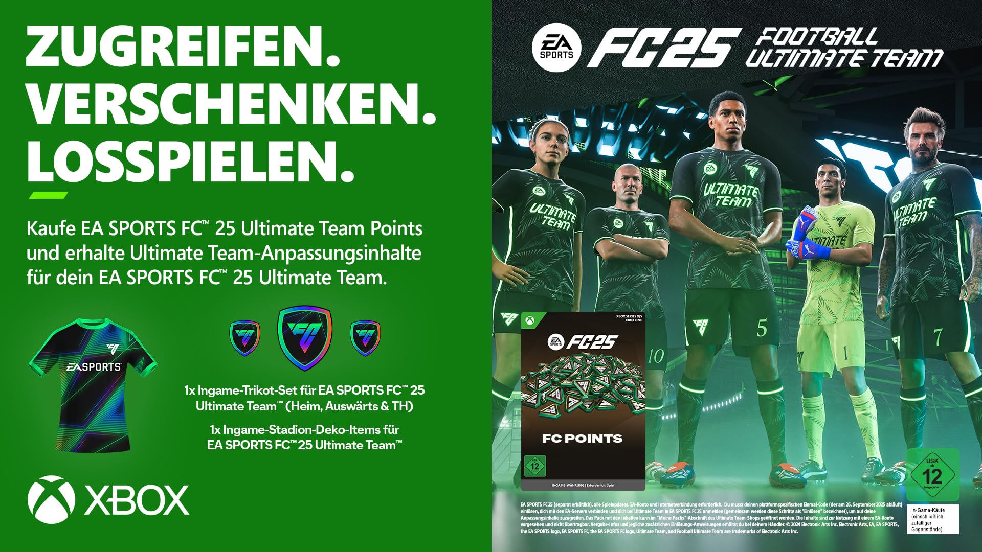 Xbox Guthaben 100 EUR EA Sports FC 25 Xbox One Series S|X Windows Download Code