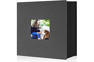 totocan Large Capacity Linen Cover Photo Album