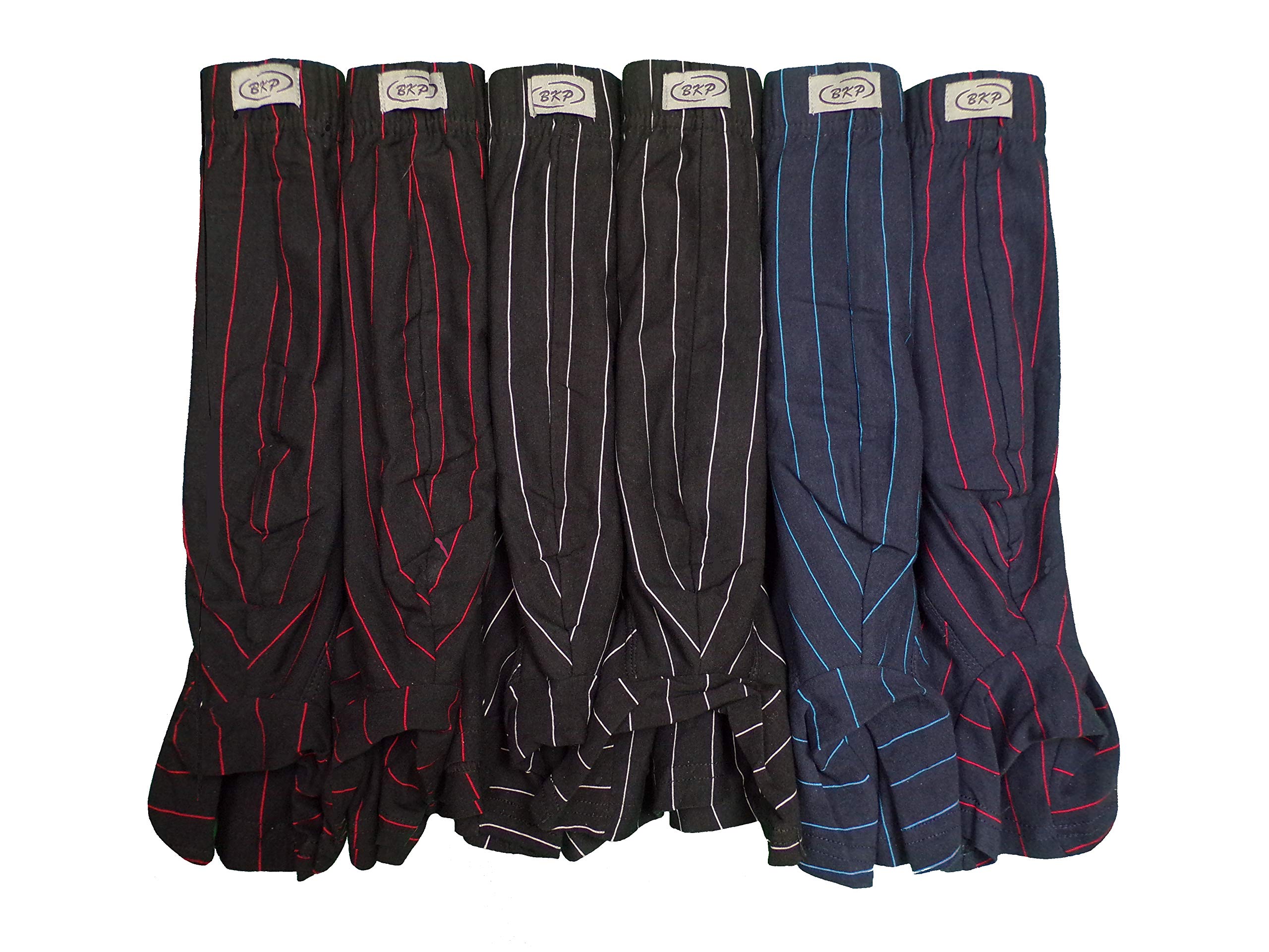 Männer Boxershort Gestreift in den Größen M Bis XXXL + Übergrößen Von 4XL Bis 8XL (6er Pack)