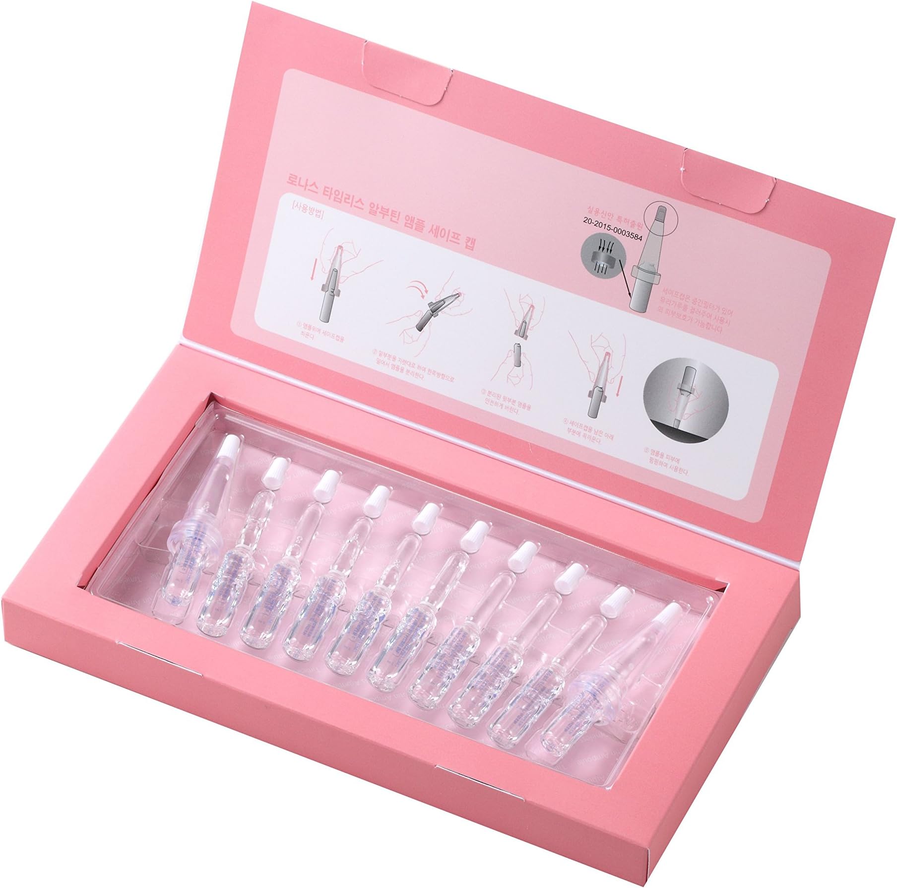 Ronas Timeless Albutin Ampoule 0.06fl oz 10vial. herbal extracts moisturizing.Skin Tone up clear Brightenting.vitality. Beautysalon Brand