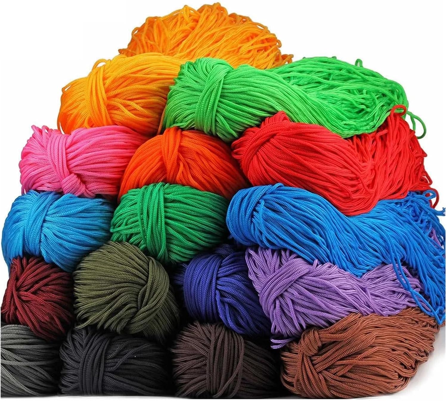 3mm 10m Hollow Nylon Rope PP Rope lace Rope DIY Hand-Woven Bracelet Braided Wire Crafts Lanyard Rope(KXNLS ka qi)