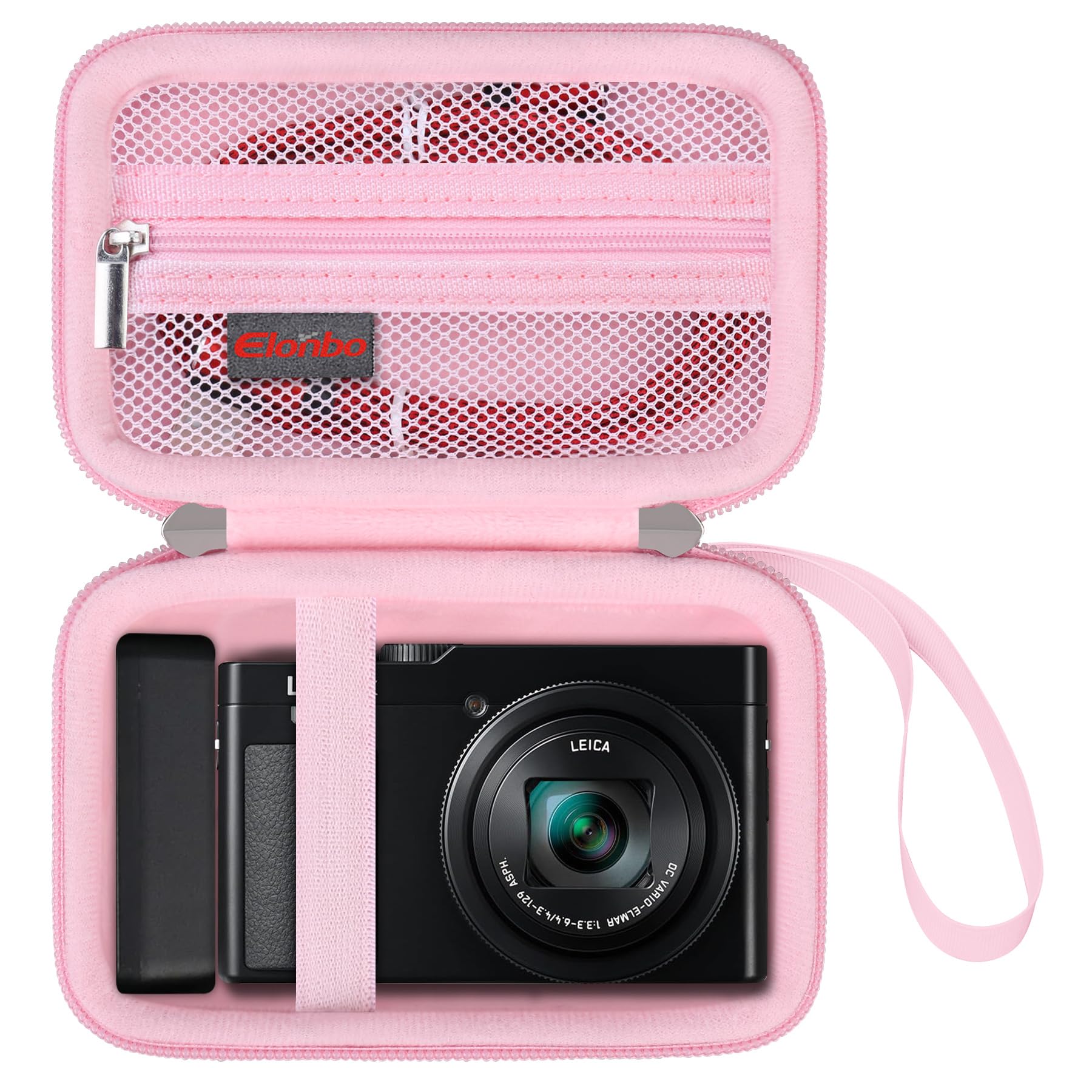 Elonbo Carrying Case for Panasonic LUMIX ZS99/ LX10/ ZS60/ ZS70/ ZS80/ ZS200/ ZS100 4K Digital Camera, Panasonic LUMIX Point and Shoot Camera Hard