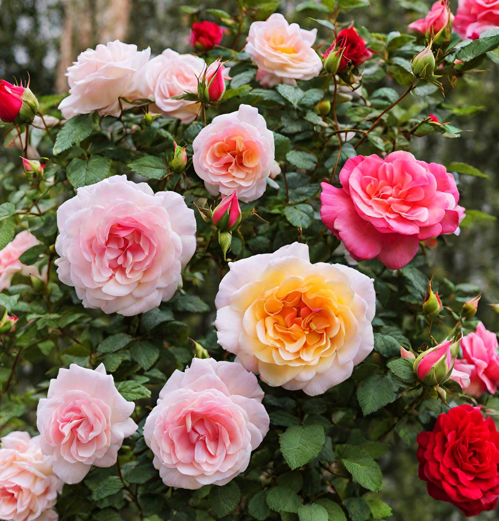 Amazon.com : 100+ Mixed Color Rose Seeds for Garden Planting 16