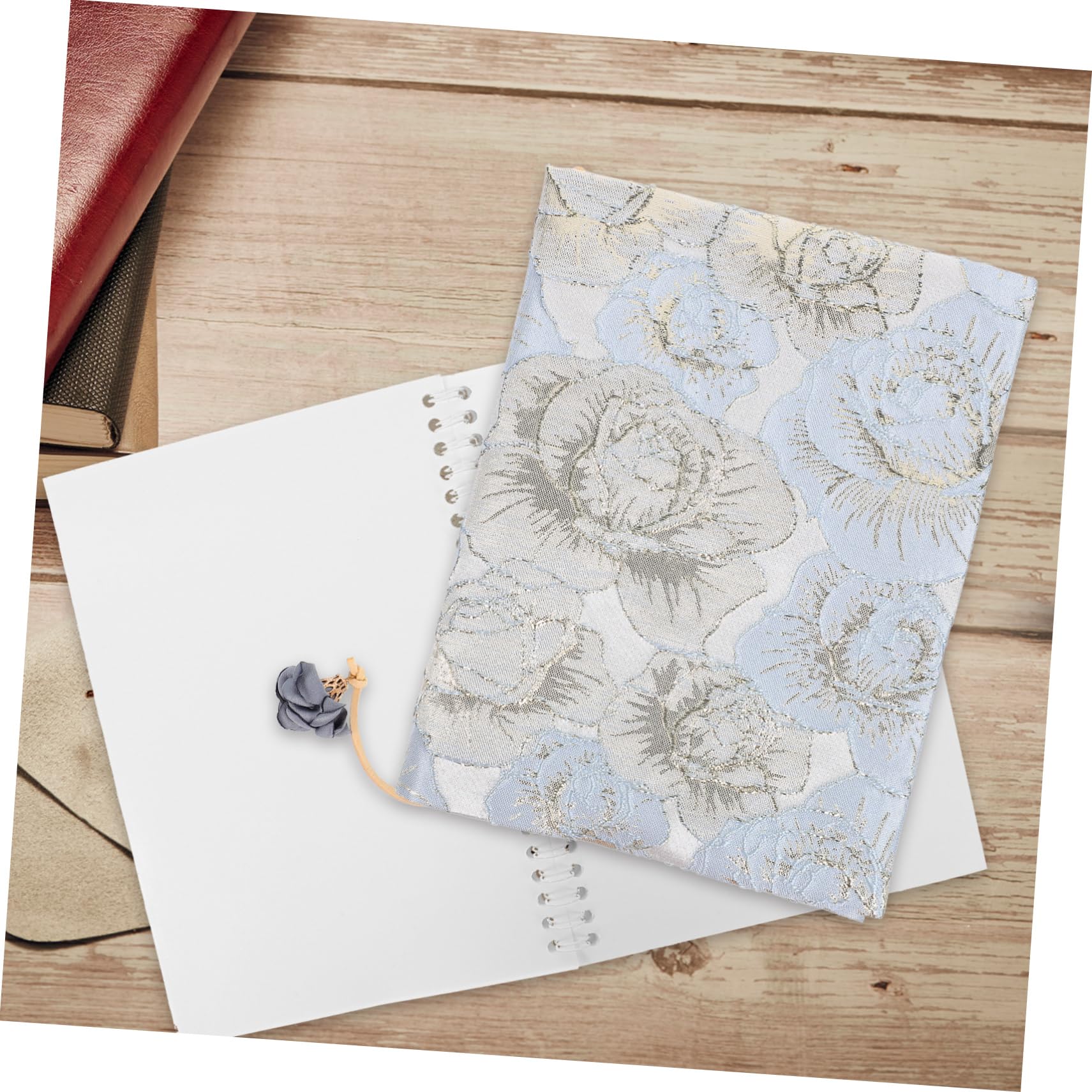 Angoily 5 Piezas Cubierta de Libro Mano Protector Funcional y Decorativo de Elegante Amantes de Libros Protección contra Suciedad y Daños