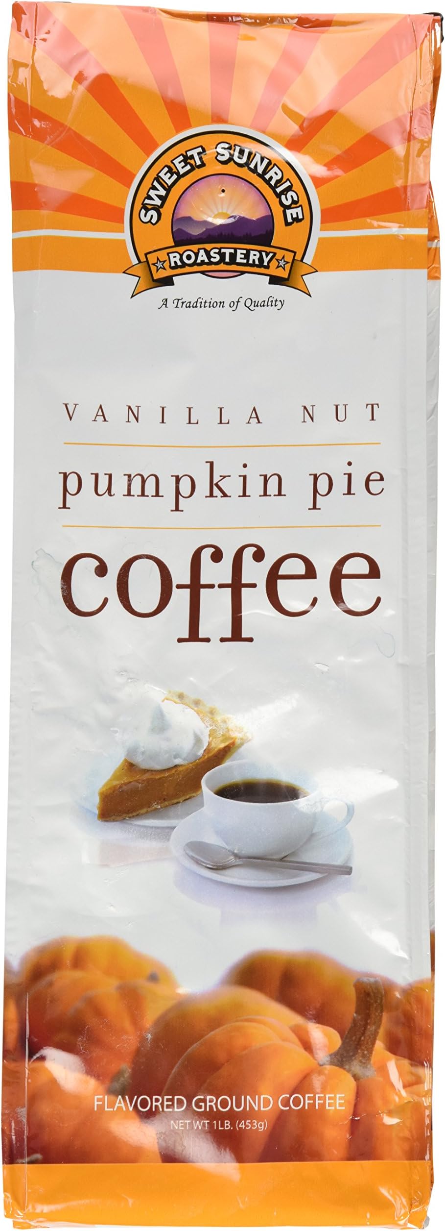 Vanilla Nut Pumpkin Pie Coffee, Ground, 1 Lb