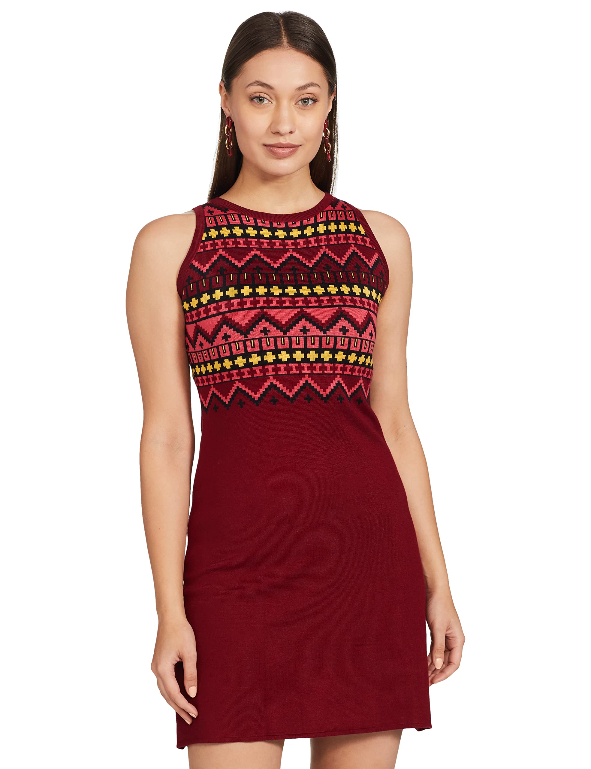 global desiA-line Knee Length Dress