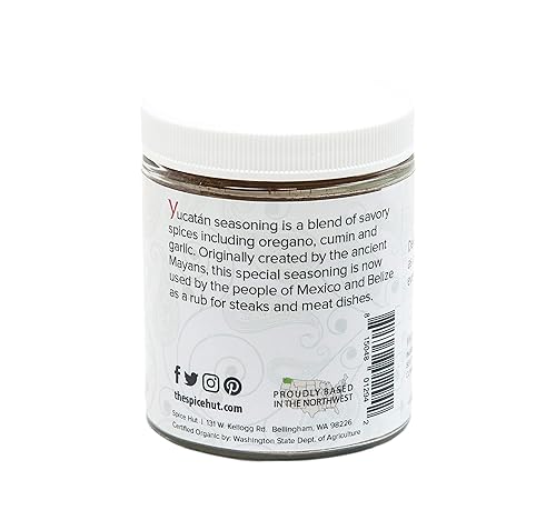 Miniatura 5 de Condimento orgánico de yucatán para carneverdurasparrilla con sal 37 onzas frasco sal añadida la cabaña de especias