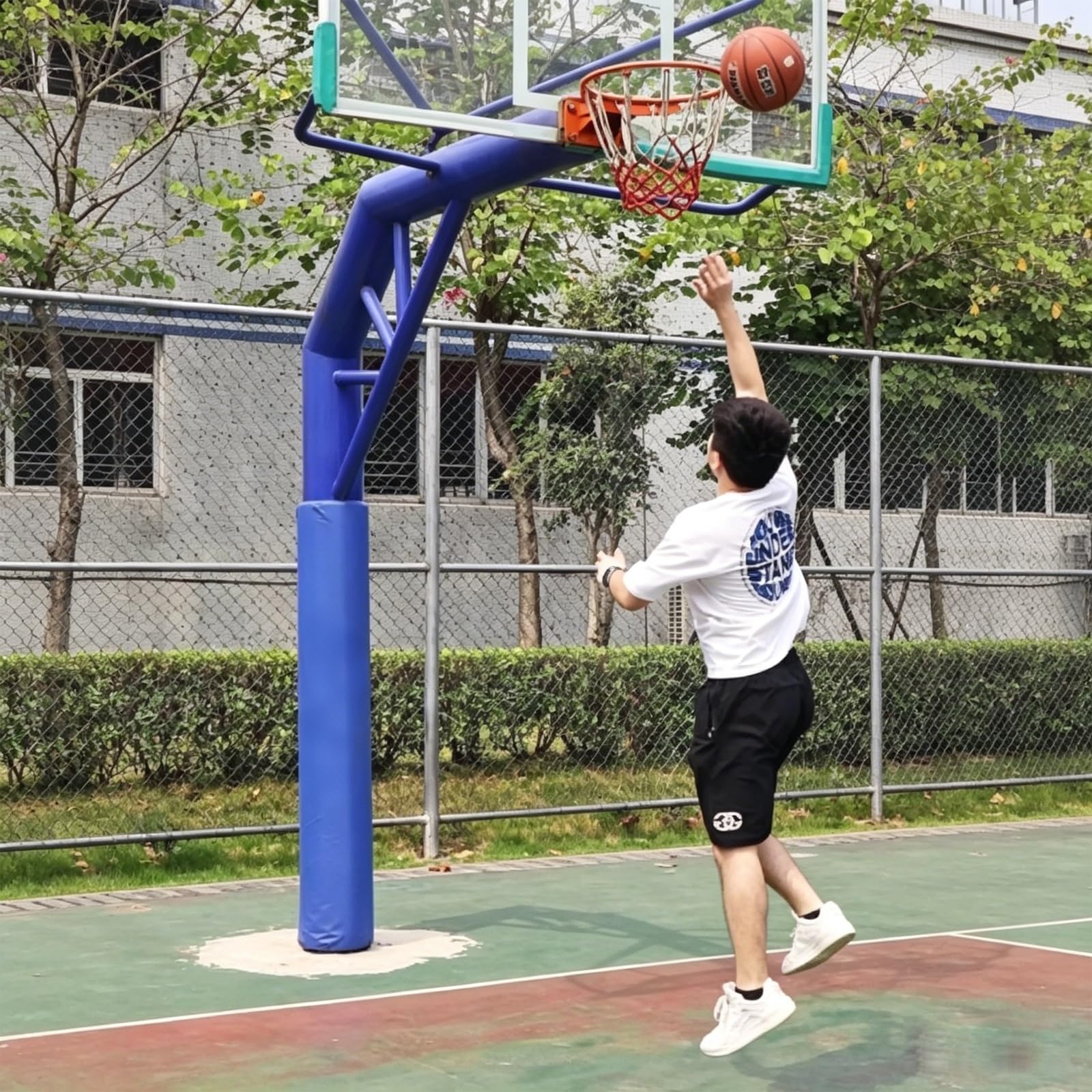Rembourrage pour poteau de basket protection intempéries universelle