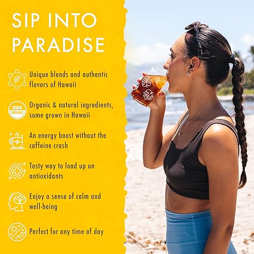 Miniatura 2 de Té orgánico de manzanilla de limón  Té de hierbas sin cafeína  Apoya una buena noche de sueño, calmante, relajante para la hora de dormir, ansiedad