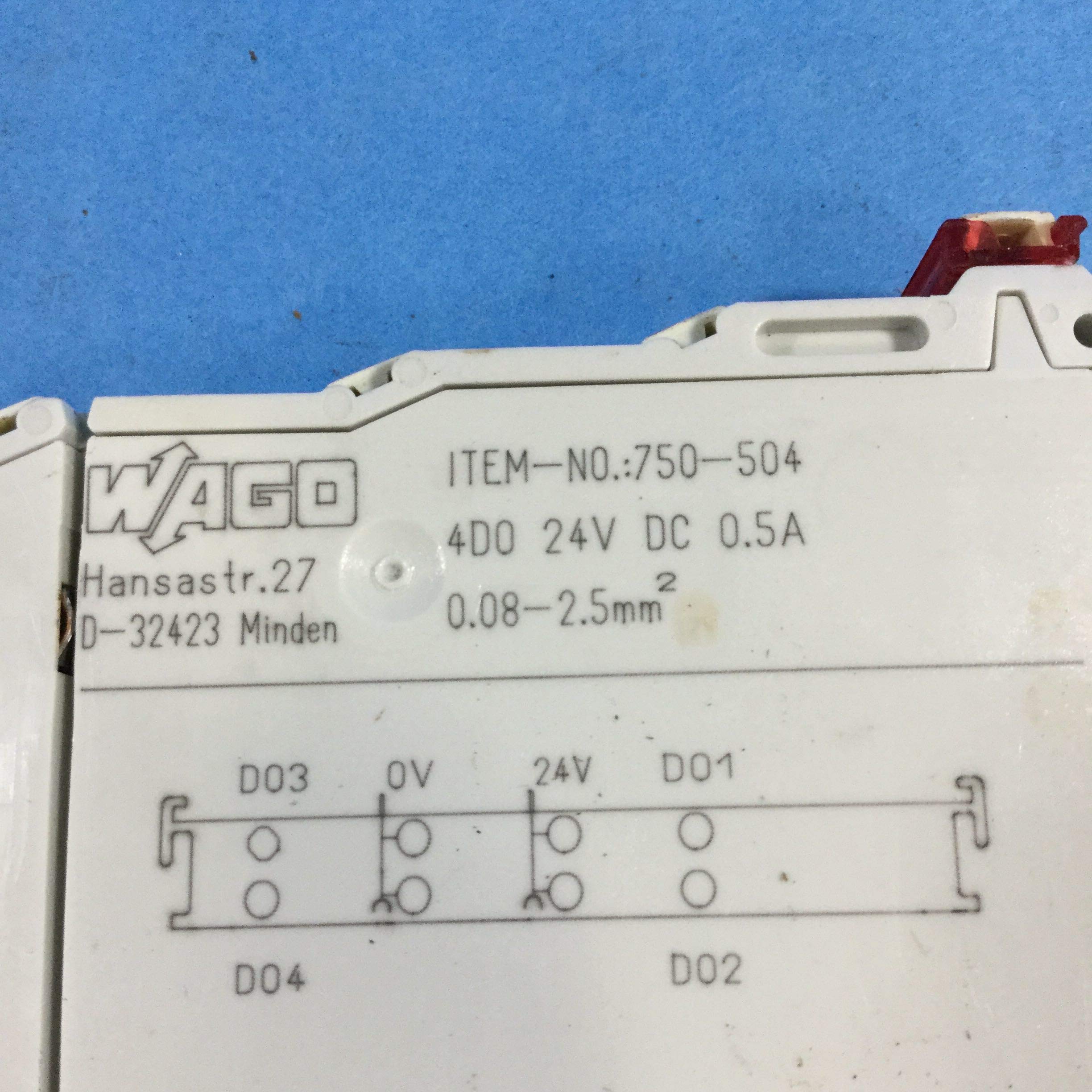Wago 750-504 4-Channel Digital Output Module