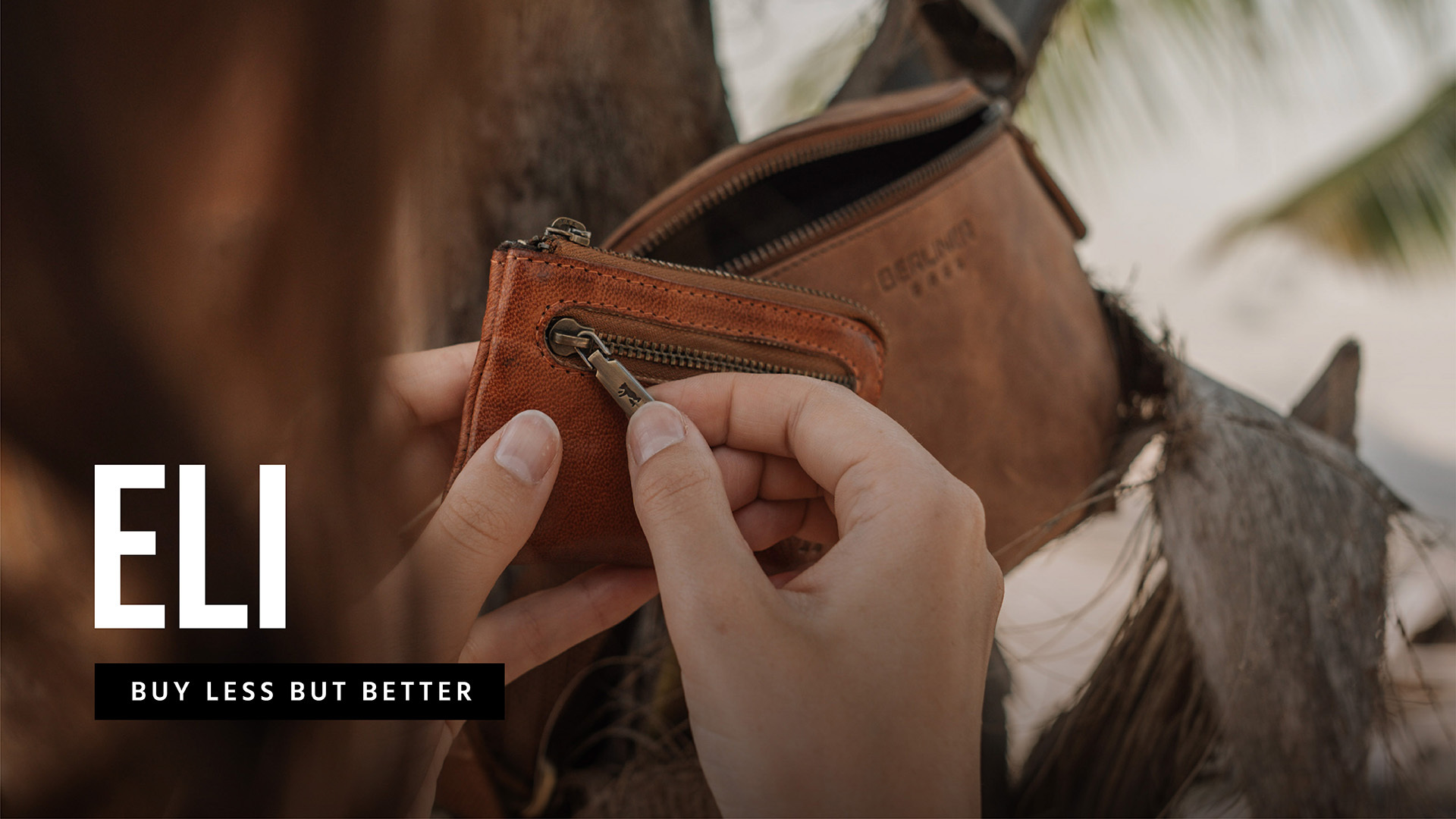 Berliner Bags Leather Wallet with Key Ring, Slim Small Wallet for 
