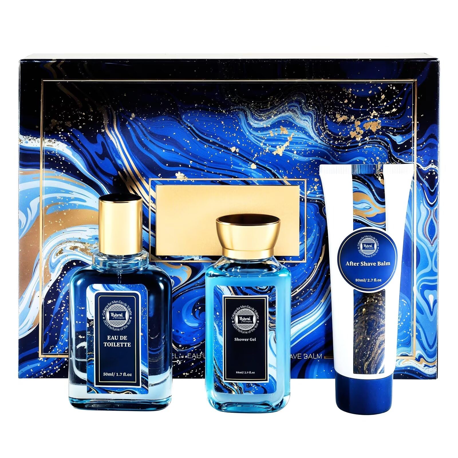 Amazon.com : Hybrid & Company Blue Sky 3Pcs Gift Set For Men 100ml