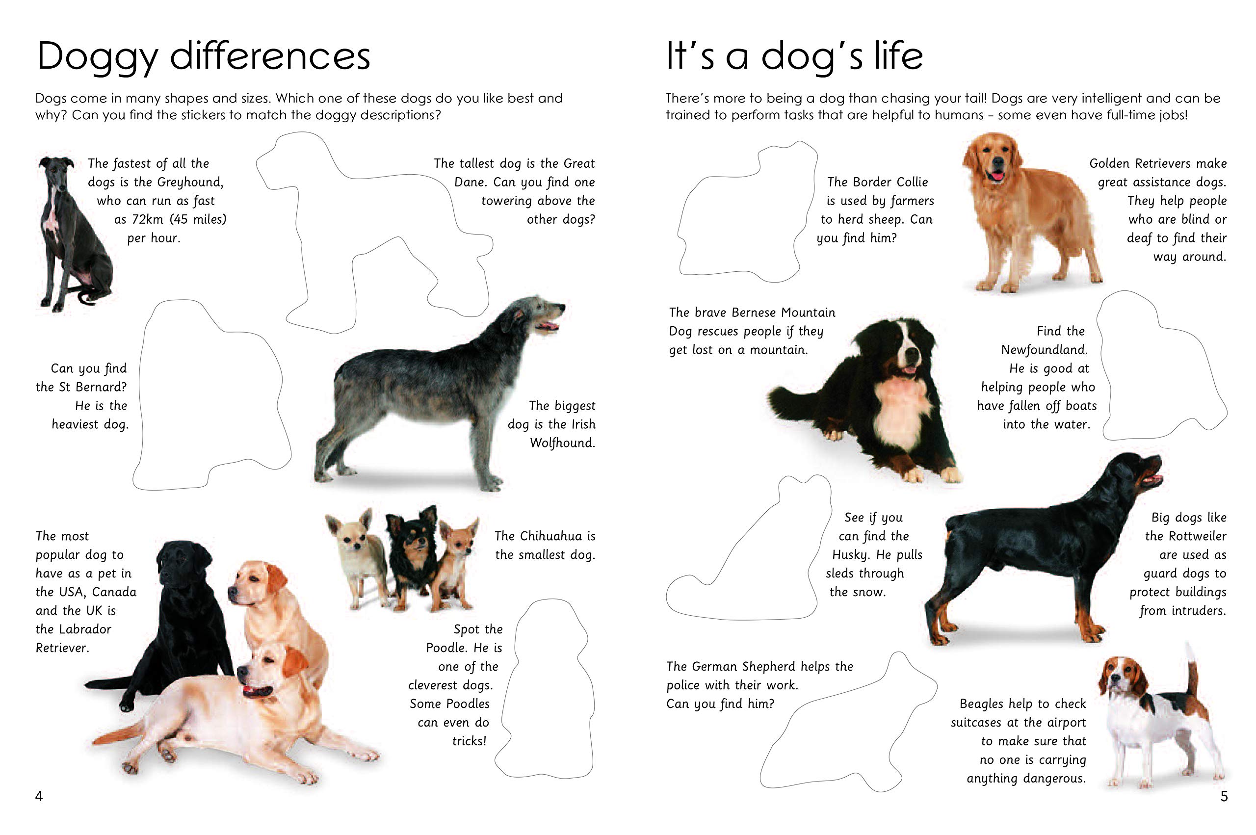 Ultimate Dog Sticker Book with 100 Amazing Stickers: Learn All About Dogs and How They Behave - with Fantastic Reusable Easy-To-Peel Stickers - Image 2