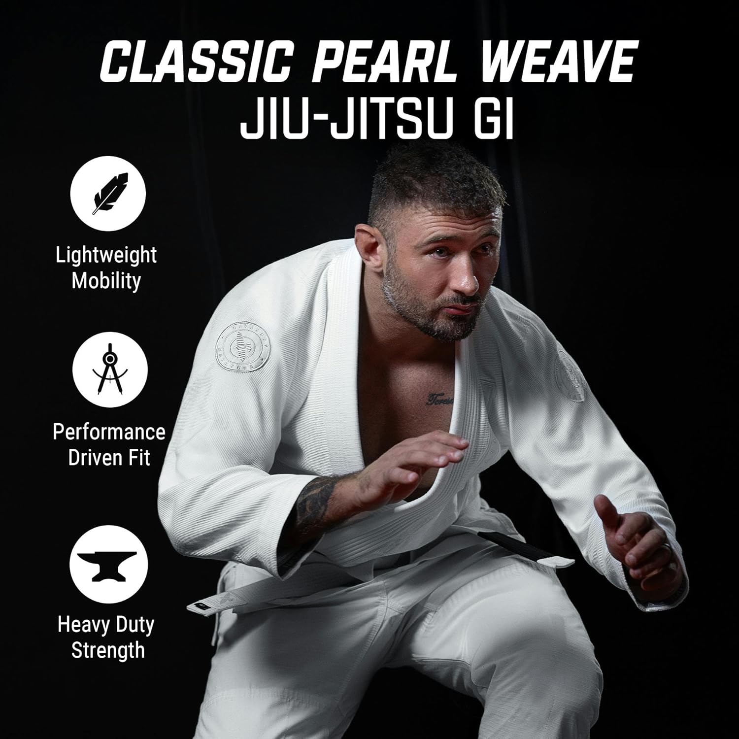 Hayabusa Classic Pearl Weave Jiu Jitsu Gi For Men and Women