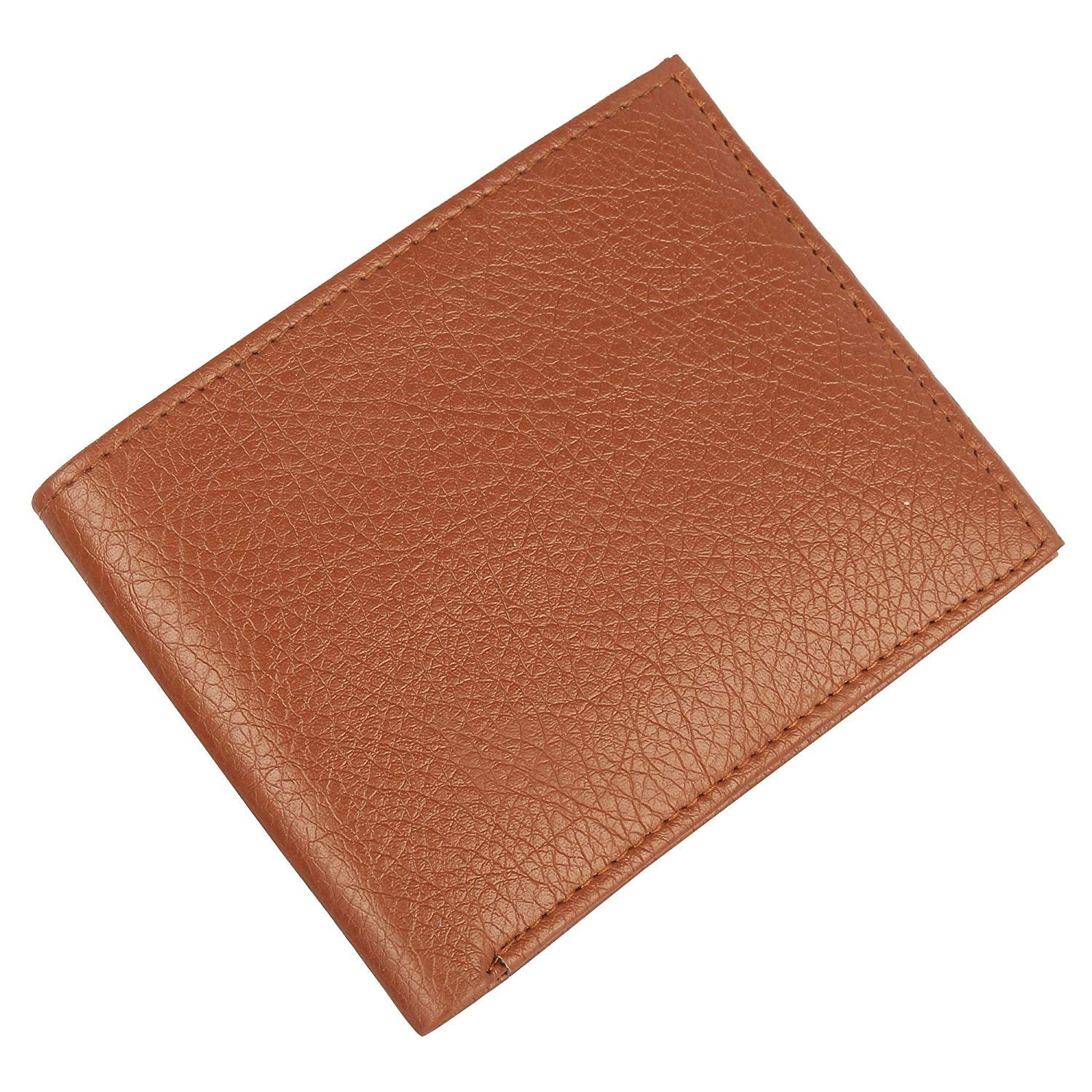 Genuine Leather Men's Wallet(Tan)-image-46
