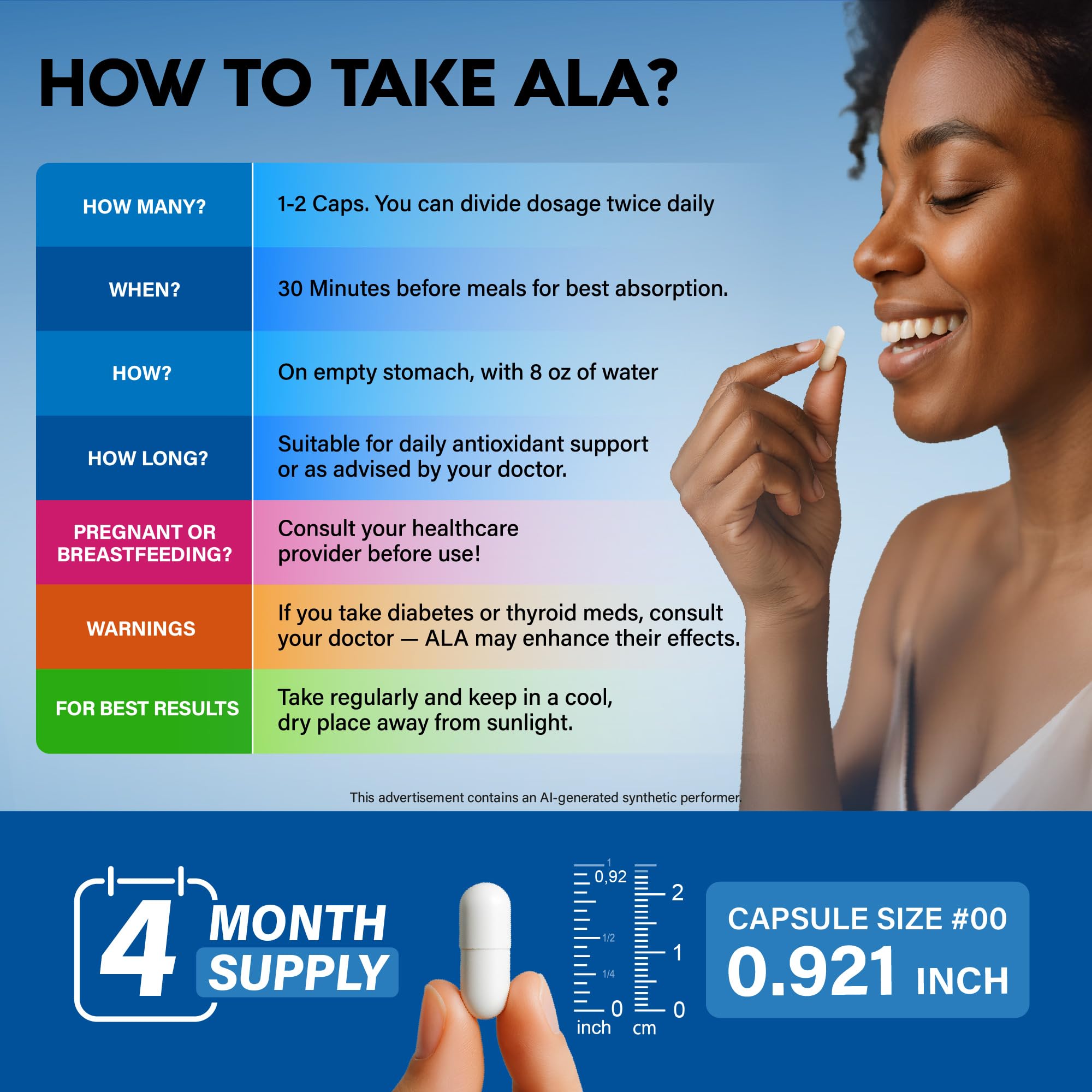 Alpha Lipoic Acid 600mg - ALA Supplement + Benfotiamine B1 & B12 - 240 Caps — Amazon image 7