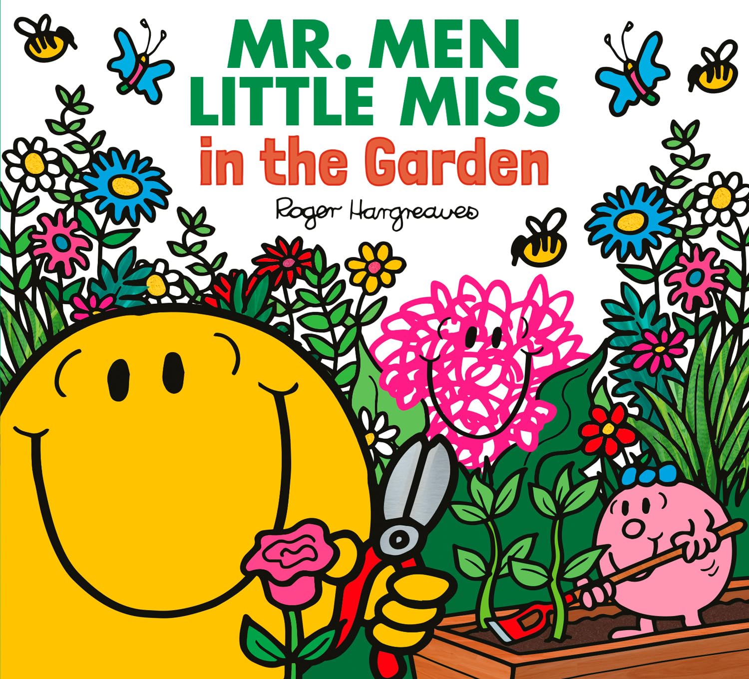 Adam Hargreaves Mr. Men Little Miss in the Garden Paperback Book