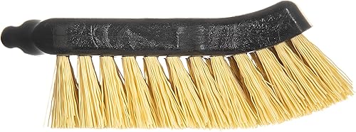 SPARTA Flo-Pac Cepillo de mano con parte trasera curvada para lavavajillas, cocina y restaurantes, polipropileno, 6 pulgadas, color negro