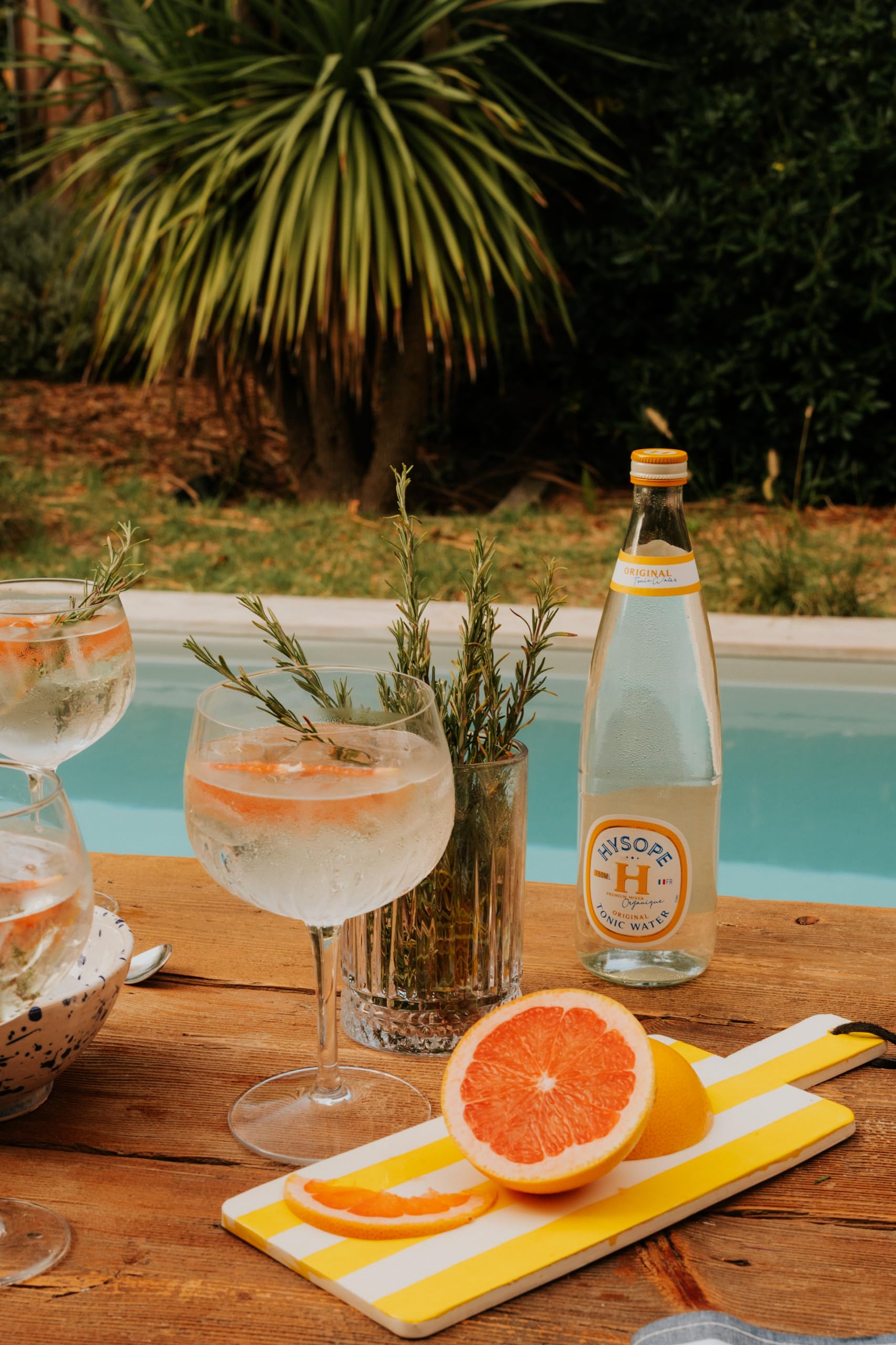 HYSOPE Tonic Water Original – Origine France – Premium Mixer Bio – Idéal en cocktail - Notes d'orange amère - 6 x 75cl