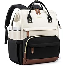 Mochila para port&aacute;til LOVEVOOK para mujer, mochila de trabajo para negocios de 15,6 pulgadas, bolso de gran capacidad, bolso de enfermera impermeable, mochila universitaria para la escuela, mochila informal impermeable para viajes