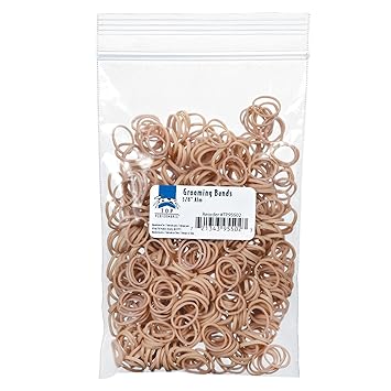 Top Performance Grooming Bands for Dogs, 3/8-Inch, Beige