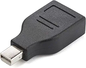 StarTech.com Mini DisplayPort to DisplayPort Adapter Converter - Mini DP (m) to DP (f) Converter Adapter (GCMDP2DPMF)