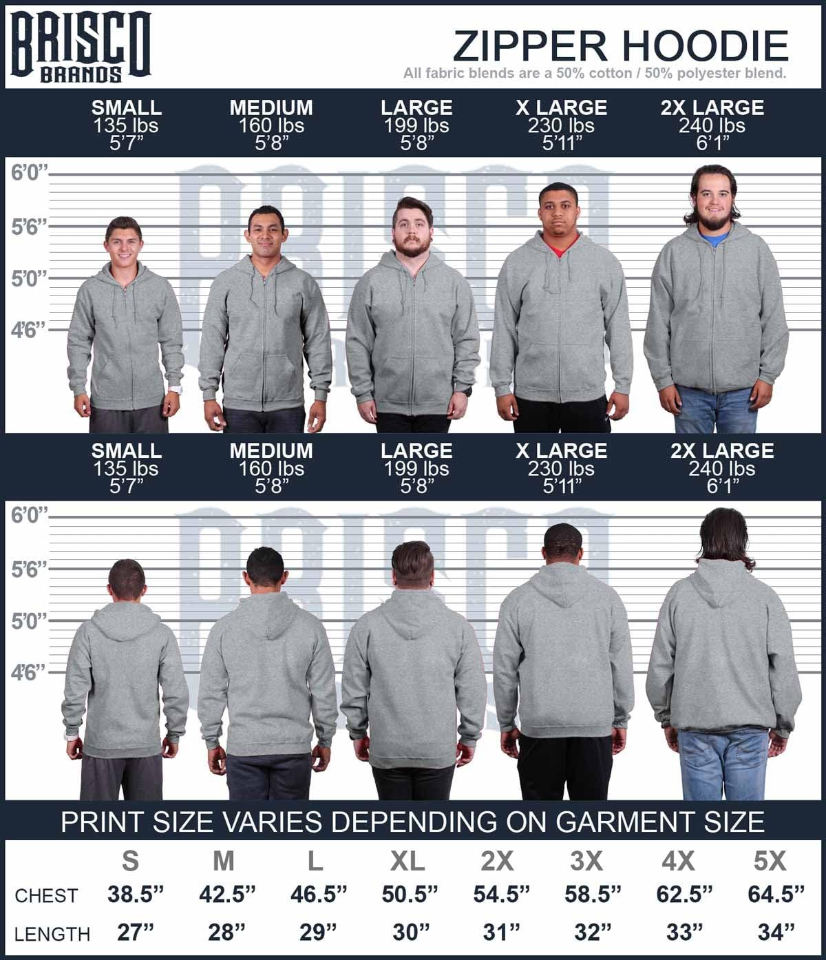 Brisco Brands Funcle the Fun Uncle Zip Up Hoodie Mens Womens