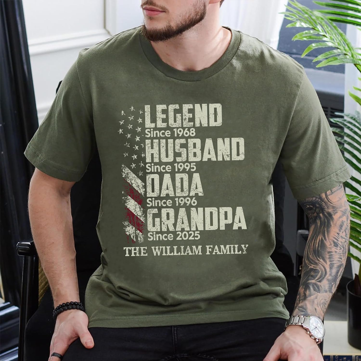 Personalized Legend Husband Dad Grandpa Shirt, Custom Grandpa Shirt, Custom Grandpas Gifts,Christmas 2025 - Image 2