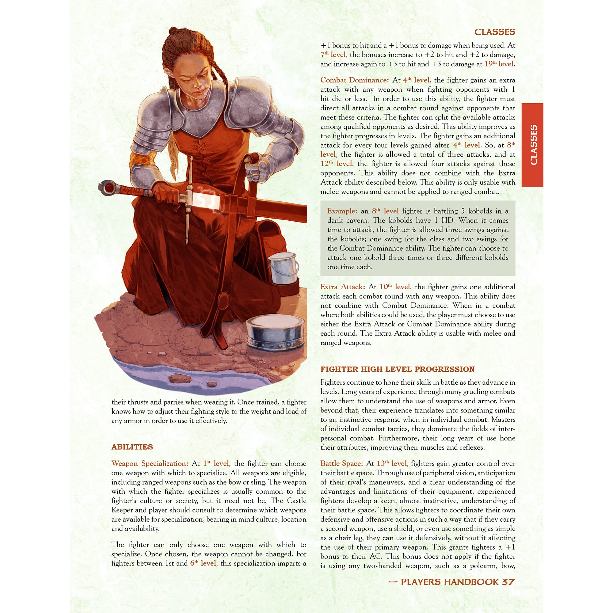 Troll Lord Games Castles & Crusades: Players Handbook - Hardcover RPG Book, 240 Page Full Color, Roleplaying, Classes, Races & Combat - Image 5